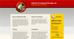 Desktop Screenshot of kahuluitrucking.com